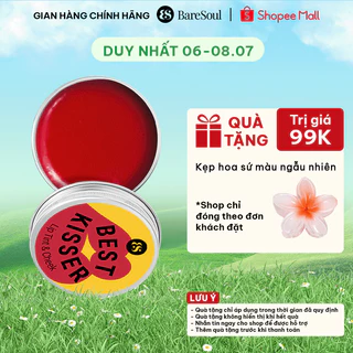 Son dưỡng có màu kiêm má hồng giúp làm hồng môi và má tự nhiên BareSoul Lip Tint & Cheek 10g