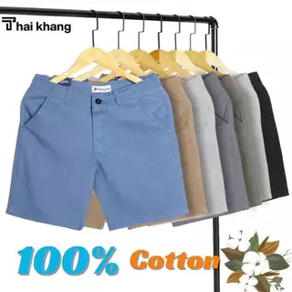 Quần short kaki nam THÁI KHANG vải kaki dày mềm mặc mát QKAKI12