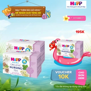 Combo 2 hộp Trà thảo mộc hữu cơ HiPP Mama dành cho mẹ cho con bú - giúp bồi bổ cơ thể, giải khát và lợi sữa