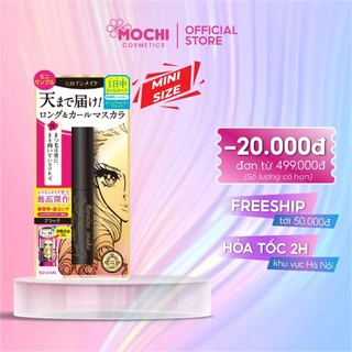 Mascara Kissme và tẩy trang Long Up giúp cong và dài mi Nhật Bản bản MINI