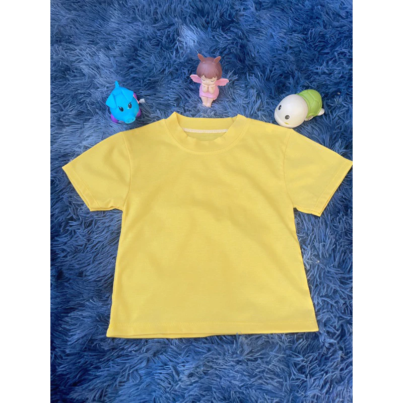 Sét Áo Phông cổ tròn kiểu dáng đơn giản Báic chất liệu cotton co giãn thời trang mùa hè cho bé trai,gái sezi (5-18kg)