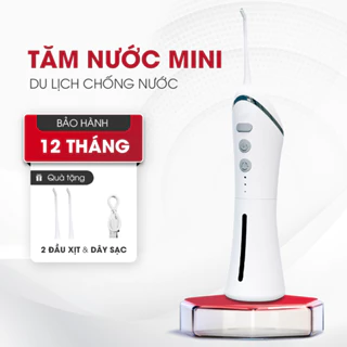 Máy tăm nước DOJI 3 chế độ, chống thấm nước, công suất mạnh, tặng kèm 2 đầu xịt, dây sạc