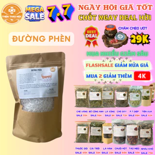 200g, 500g Đường Phèn Dạng Viên (Hàng Mới, Khô, Sạch) - Ngọt Thanh, Thơm Mát Tiện Lợi Dùng Để Mix Trà Làm Đẹp, Nấu Ăn