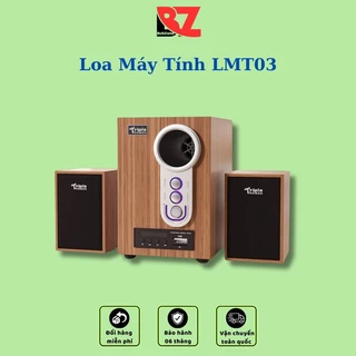 Loa vi tính Bluetooth Bubzone thùng gỗ BASS cực đã-loa máy tính cao cấp cho laptop, máy tính, tivi, điện thoại LMT03