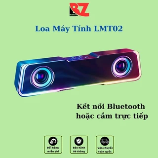 Loa Máy Tính Bluetooth Để Bàn Bubzone Đèn Led Neon - Loa Vi Tính Bass Lớn Âm Thanh HIFI LMT02