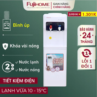 Cây nước nóng lạnh Nhập Khẩu Fujihome WD5320E tiết kiệm điện, cây nước nóng lạnh dispenser water