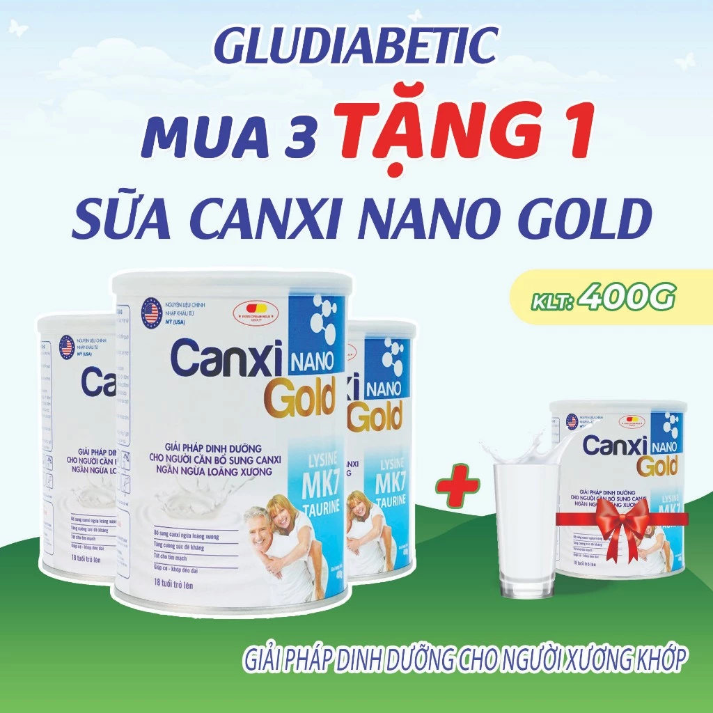 [Combo 3 Tặng 1] Sữa CanXi Cho Người Già Hỗ Trợ Xương Khớp Ngăn Ngừa Loãng Xương 400g  Japa Kids