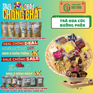 [Chính Hãng] Trà Hoa Cúc Đường Phèn Mật Ong - Trà Thảo Mộc Đường Phèn Mix Vị