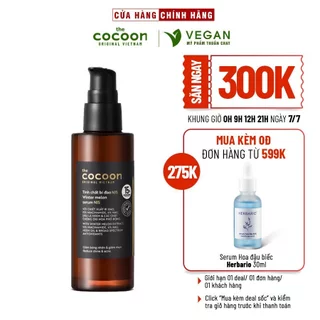 N15 - Serum tinh chất bí đao Cocoon 70ml 15% niacinamide sach mụn - VEGAN - Mỹ phẩm thuần chay