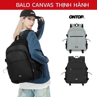 Balo local brand basic ONTOP đen, xám nam nữ, đựng laptop 15 inches Airflow Backpack | O-P53