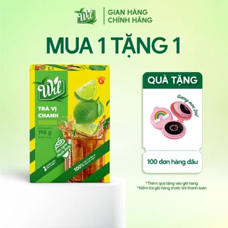 Trà chanh hòa tan giải khát hộp 196g (14 gói x 14g/gói) Wil