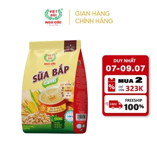 Combo 3 Bột Ngũ Cốc Sữa Bắp Canxi VIỆT ĐÀI Bổ Sung Canxi Giúp Xương Chắc Khỏe Túi 600g