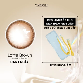 Tổng hợp Lens 1 ngày cận VIVIMOON khóa ẩm màu tự nhiên, độ cận từ 0 đến 8 (Giá 1 chiếc)