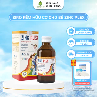 Kẽm Hữu Cơ ZinC Plex Erbex Giúp Trẻ Ăn Ngon Miệng, Tăng Cường Sức Đề Kháng (Chai 100ml)