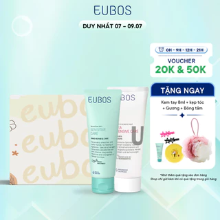 Combo Quà Tặng Kem Dưỡng Da Tay EUBOS 75ml Và  Kem Dưỡng Da Chân EUBOS 100ml