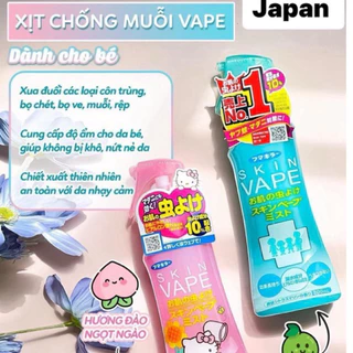 Xịt chống muỗi SkinVape Nhật 200ml cho bé từ 6 tháng