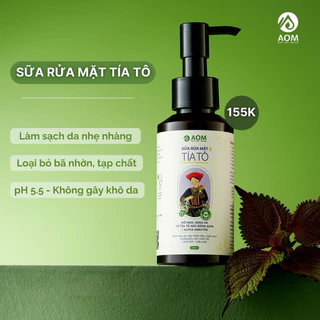 Sữa rửa mặt tía tô 120ml