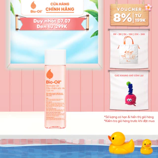 Dầu chăm sóc da giúp cải thiện rạn da, mờ sẹo và đều màu da  BIO-OIL SKINCARE OIL 125ML