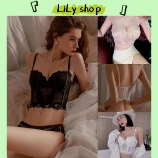 Áo bra ren corset áo mặc vest Lily định hình nâng ngực gợi cảm