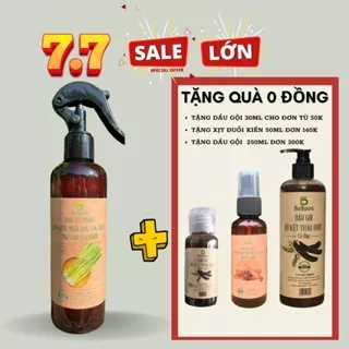 Bình xịt đuổi ruồi từ tinh dầu sả chanh Boboon 250ml