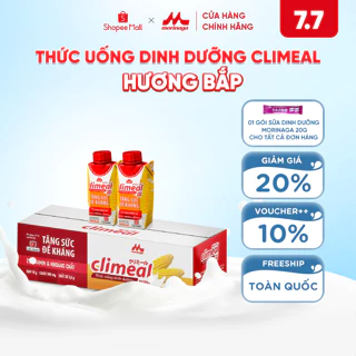 Climeal - Thức uống dinh dưỡng - Thùng 24 hộp 190ml - Hương ngô