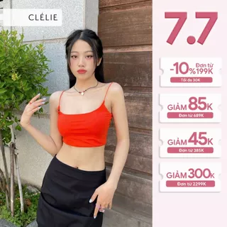 Áo croptop nữ 2 dây | LUNA TOP - CLÉLIE