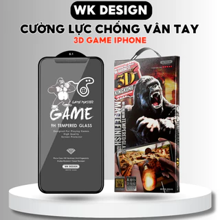 Kính cường lực iPhone chống vân tay KingKong dán màn hình cho Ip 8P Xs Max 11 12 13 14 15 Pro Max