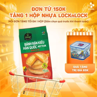 [Đơn 150k tặng Lock&Lock] Bánh rán Hàn Quốc Hotteok bibigo - nhân Bí Đỏ (4 bánh to nhân đầy)