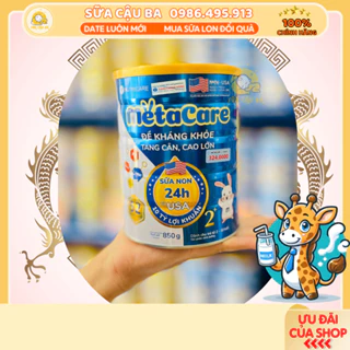 Sữa bột Nutricare MetaCare 2+ cho bé 2-10 tuổi đề kháng khỏe, tăng cân, cao lớn (800g)
