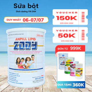 Sữa non Anpha Lipid ZODY 900G-Sữa bột phòng ngừa loãng xương,cải thiện cân nặng,tăng cường miễn dịch