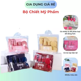 Bộ Chiết Mỹ Phẩm Du Lịch Mini 6 Món Tiện Lợi Rẻ (Giao màu ngẫu nhiên)