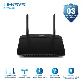 Router WiFi LINKSYS E1700 Chuẩn N 300Mbps