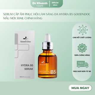 Serum Cấp Ẩm Phục Hồi Làm Sáng Da Hydra B5 GoodnDoc Mẫu Mới 30ml Chính Hãng