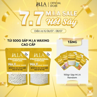 Sáp Wax Lông Sữa Dừa Cao Cấp MIA WAXING siêu bám lông, dùng cho mọi loại da