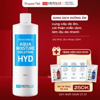 Dung Dịch Dưỡng ẩm HISTOLAB Aqua Moisture Solution HYD cấp ẩm, cải thiện miễn dịch, làm dịu da 520ml