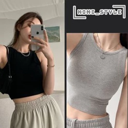 Áo ba lỗ nữ croptop bigsize chất liệu thun bo gân dày dặn co dãn 4 chiều KINI_STYLE.