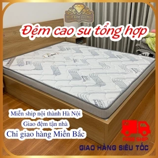 Đệm cao su tổng hợp mix foam EDNA tinh chất lô hội chính hãng nệm Kim Cương cao cấp bảo hành 5 năm