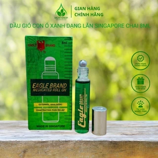 [ 01 Chai ] DẦU XANH CON Ó SINGAPORE DẠNG LĂN CHAI 8ML