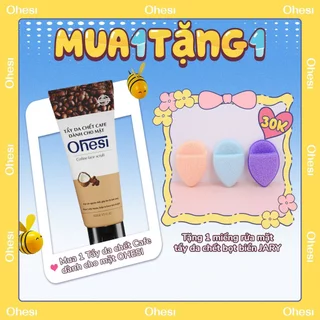 Tẩy tế bào chết Ohesi Cafe Face Scub dành cho mặt 100g (Tặng miếng bọt biển rửa mặt Jary)