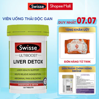 Viên uống hỗ trợ thải độc gan Swisse Liver Detox 60 viên của Úc