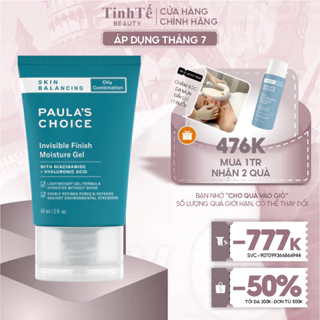 Kem dưỡng ẩm ban đêm Paula's Choice Skin Balancing Invisible Finish Moisture Gel 60ml