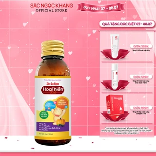 Siro Ăn Ngon Hoa Thiên SẮC NGỌC KHANG giúp hổ trợ kích thích hệ tiêu hóa & ăn ngon miệng chai 120ml