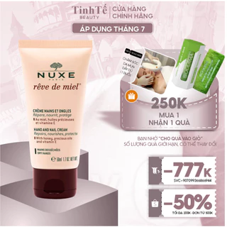 Kem dưỡng da tay và móng Nuxe Hand and Nail Cream Reve de Miel 50ml