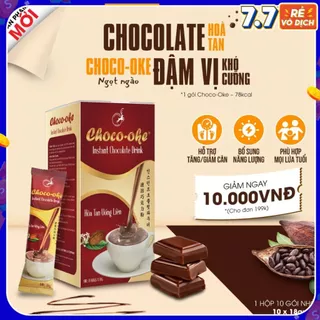 Socola Hòa Tan Uống Liền CHOCO-OKE, Socola Hòa Tan Đặc Biệt Thơm Ngon Tiện Lợi, Le Plateau Coffee