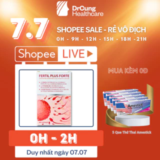 Bác Sĩ Cung FERTIL PLUS FORTE - Bổ Trứng, Tăng Khả Năng Thụ Thai, Vitamin Tổng Hợp, Bổ Bầu (Hộp 30 Viên) [Chính Hãng]