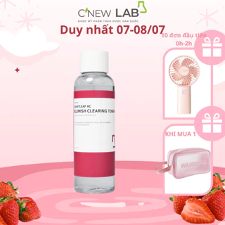 Toner Làm Sạch Và Giảm Mụn Heartleaf Ac Blemish Clearing Toner C'NEW LAB Giúp Làm Mờ Vết Nám 200ml - Màu Đỏ