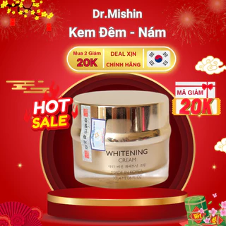 Kem Ban đêm Dr.Mishin Hàn Quốc (WHITENING CREAM 30g) dành cho da nám,trắng da