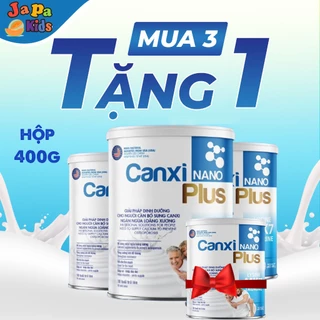 [ Combo 3 Tặng 1 ] Hộp 400g - Sữa bột Canxi Nano Gold 400g bổ sung dinh dưỡng,chống loãng xương Fotecpham Japa Kids