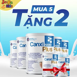 [Combo 5 Tặng 2 ] Hộp 400g - Sữa bột Canxi Nano Gold 400g bổ sung dinh dưỡng,chống loãng xương Fotecpham Japa Kids