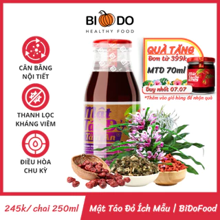 Mật Táo Đỏ Ích Mẫu 250ml - Bí Đỏ Food - Bổ Máu Đẹp Da Bên Nàng Ngày Ấy